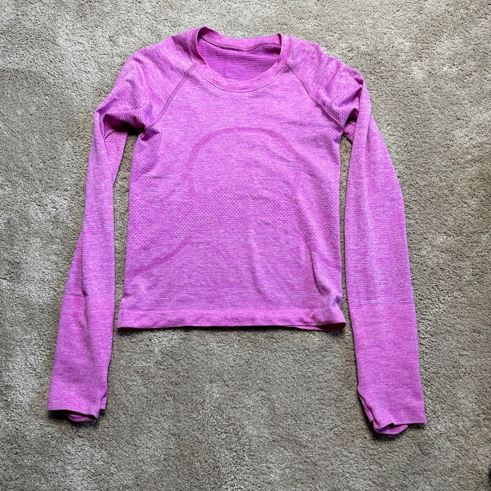 Lululemon Swiftly Tech Long Sleeve, Race Length, Size 2